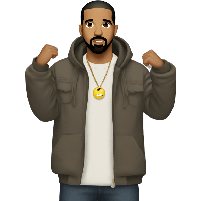 drake qui chante avec kanye west emoji