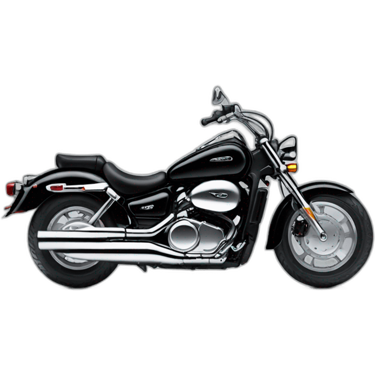 Honda shadow negra emoji