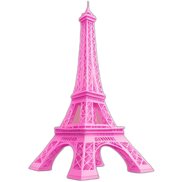 pink Eiffel tower emoji