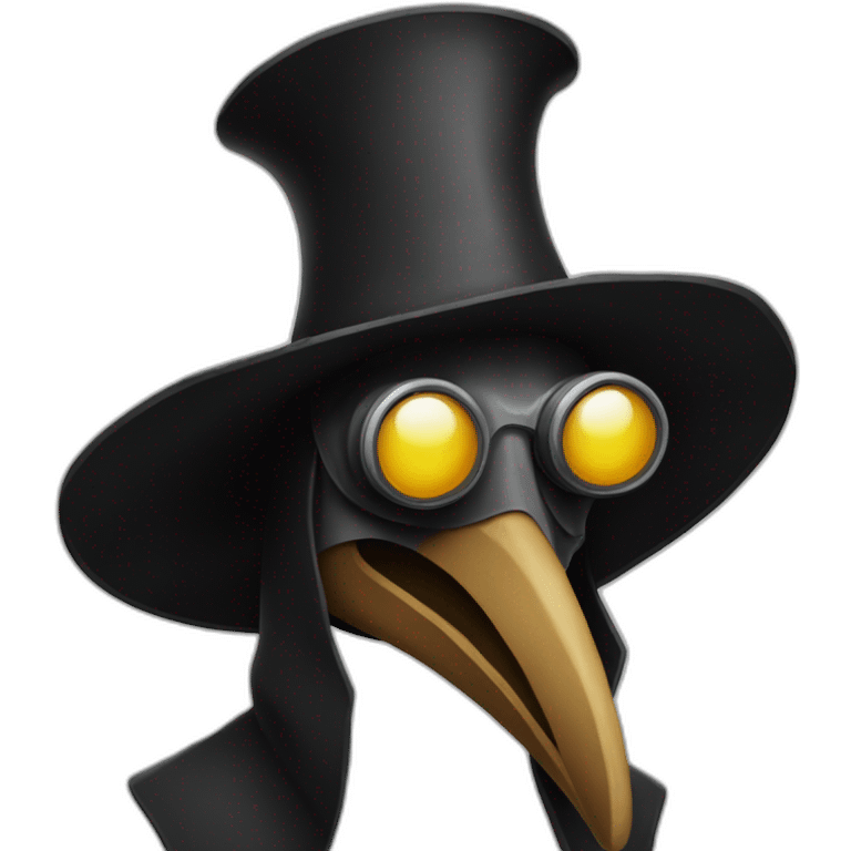 partying plague doctor emoji