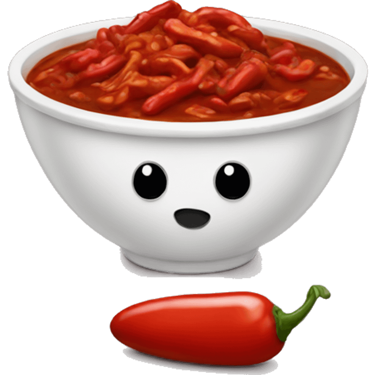 a bowl of chili  emoji