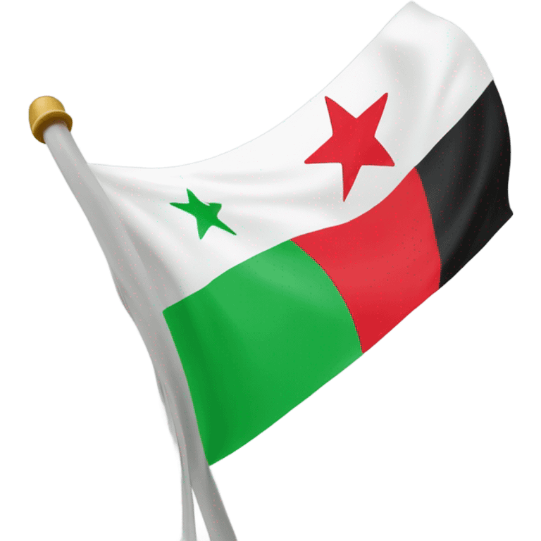 Syrian new flag emoji