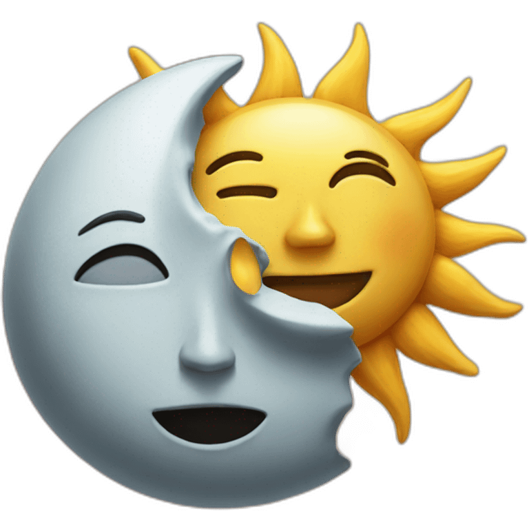 sun and moon emoji