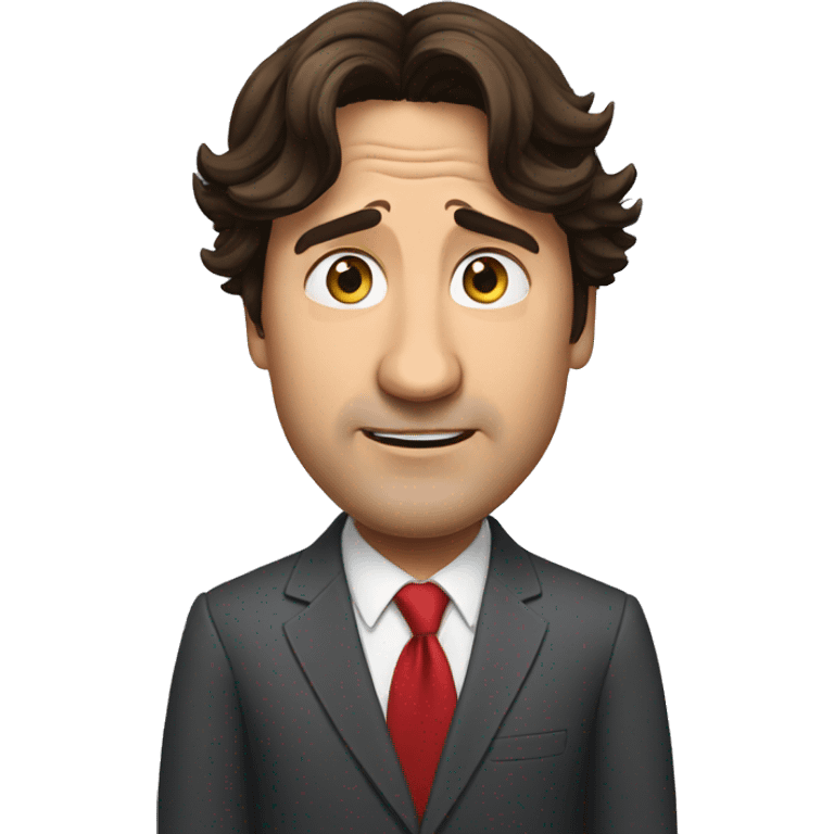 Justin trudeau fear emoji