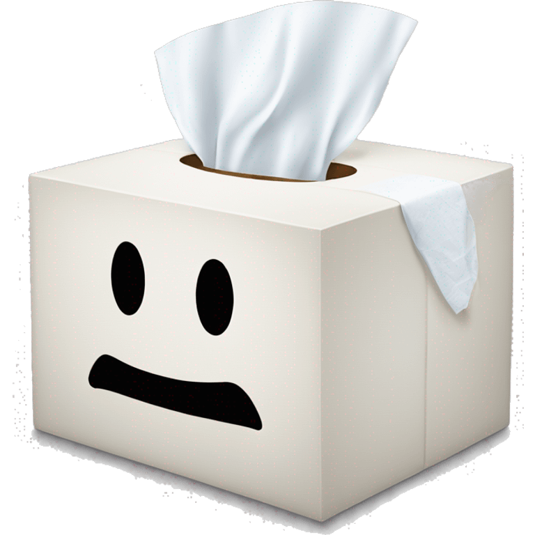 Tissue box white emoji