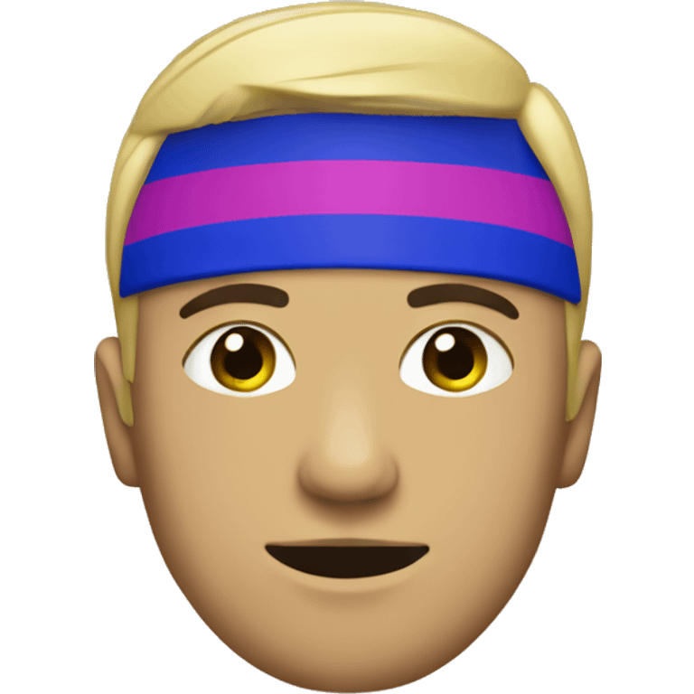 Bandera bisexual emoji