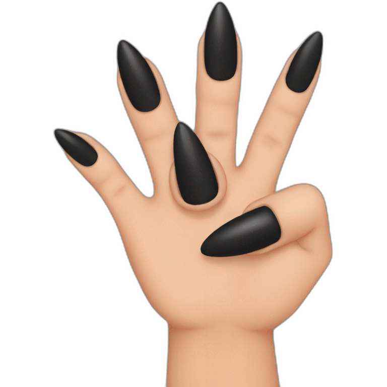 Black nails emoji