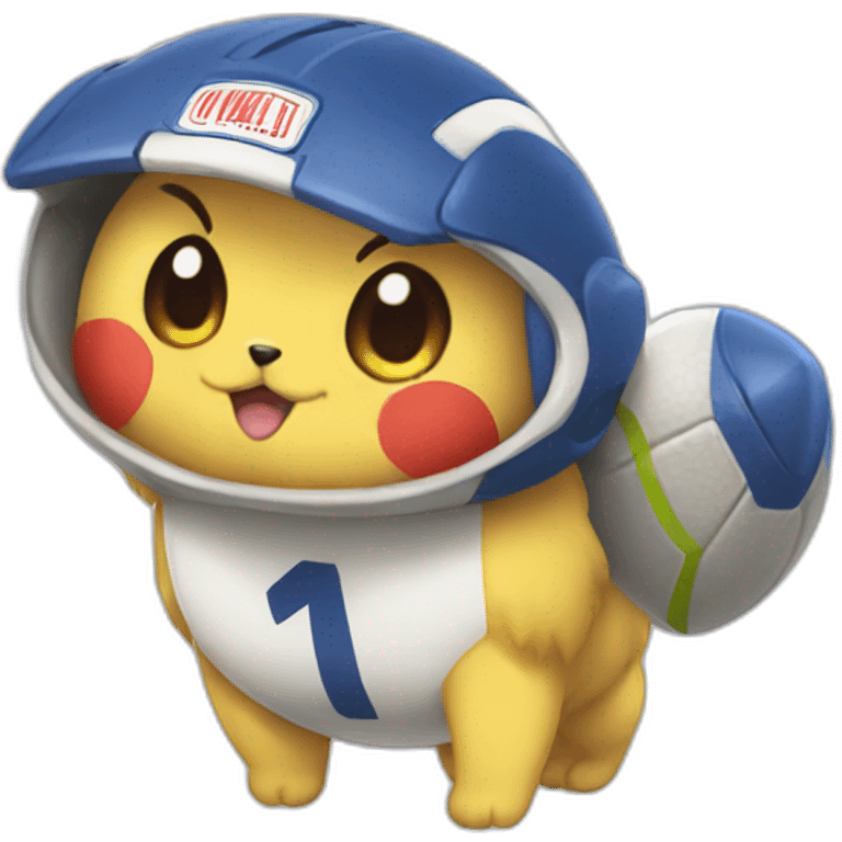 cute football-body pokemon emoji