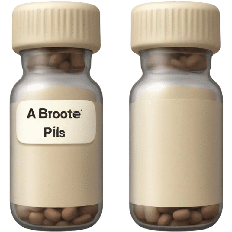 Beige pill bottle  emoji