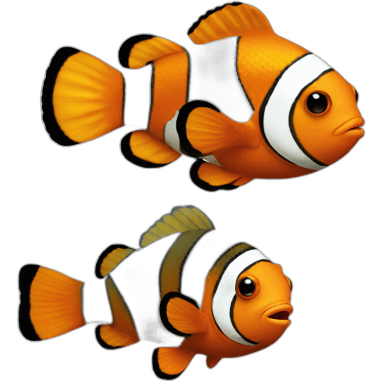 Cute little Clownfish   emoji