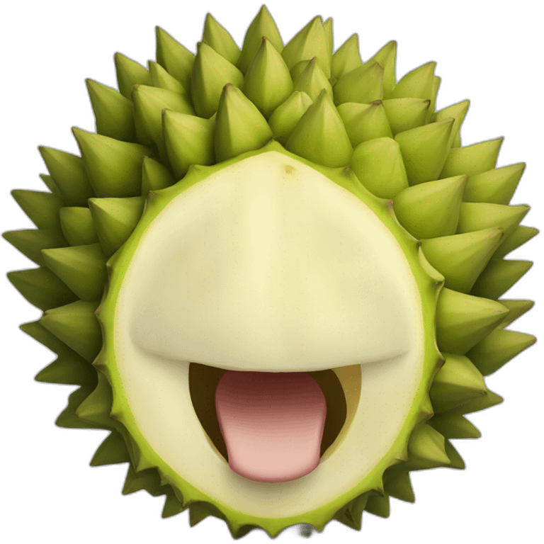 Whole durian emoji