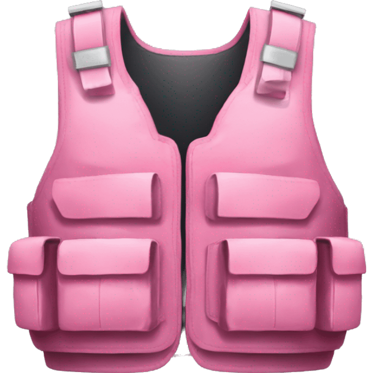 Bulletproof vest pink  emoji