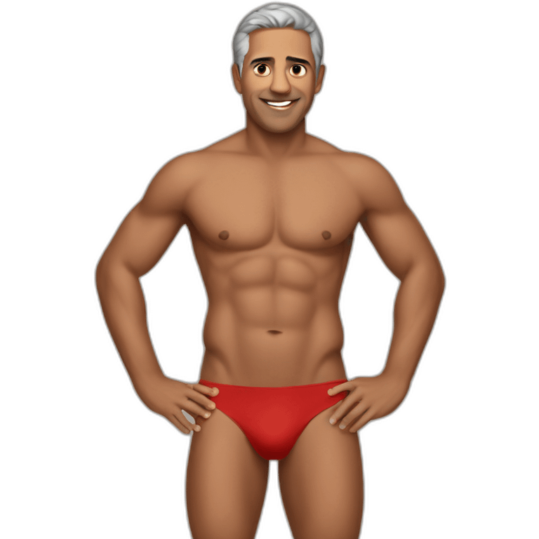 portuguese antonio costa in a speedo emoji