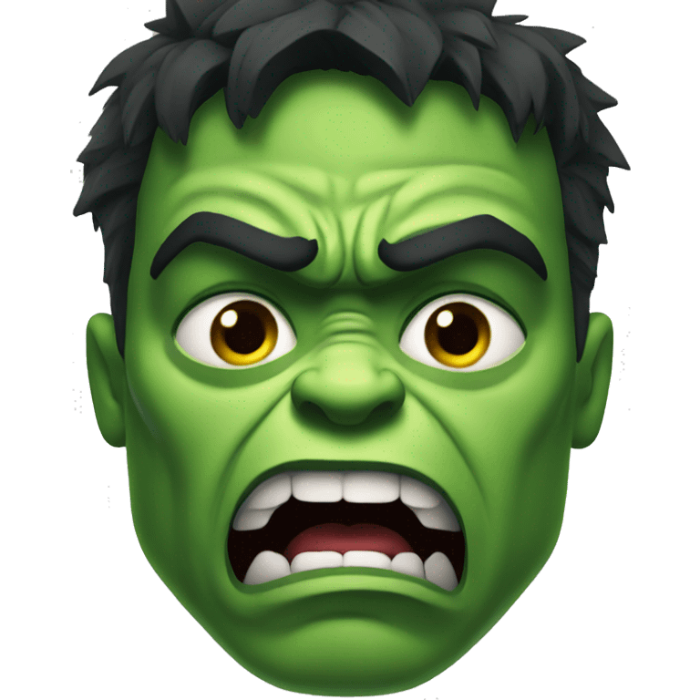 Angry hulk emoji