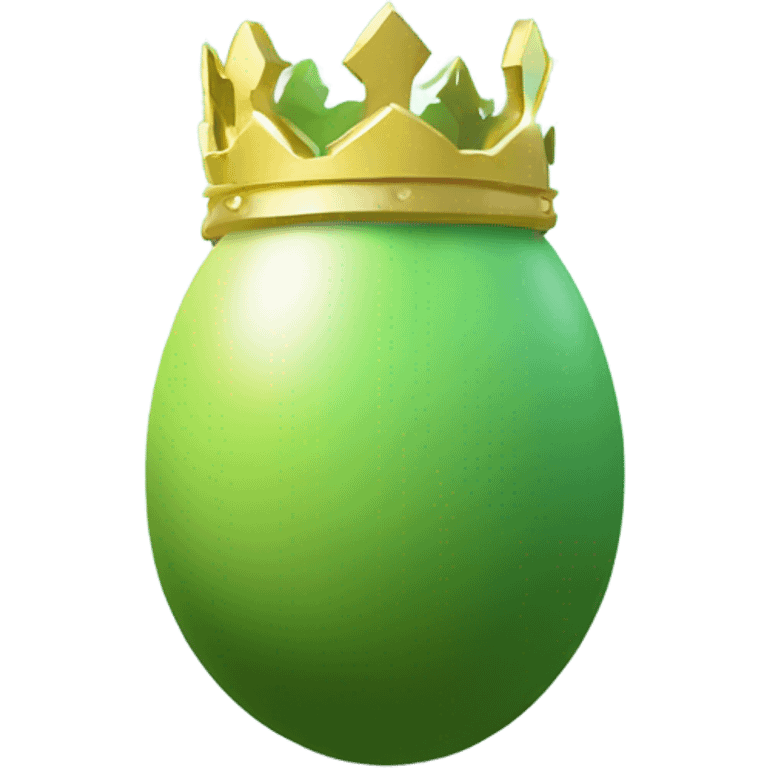 dofus game egg green with crown emoji