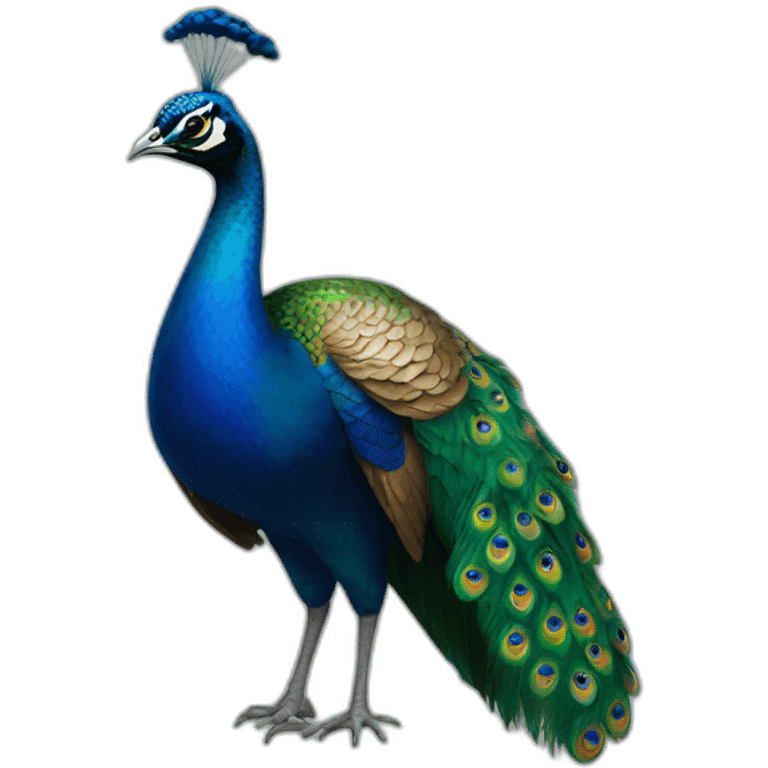 Peacock emoji