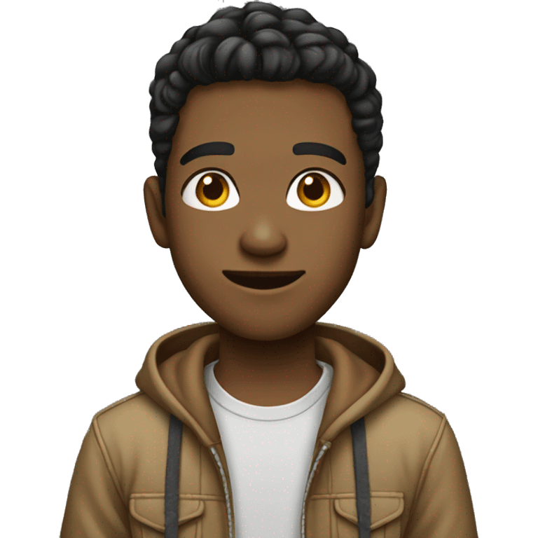 Male Teenager street clothes emoji