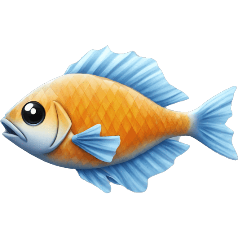 The fish diamond  emoji