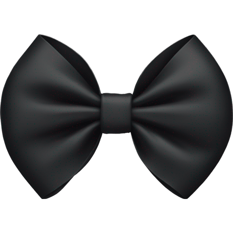 Black bow emoji