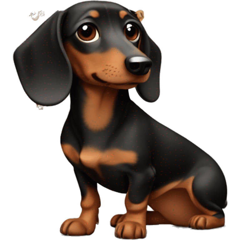 create a dachshund emoji