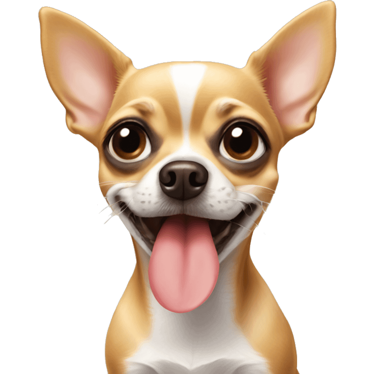 Chihuahua blowing kisses emoji