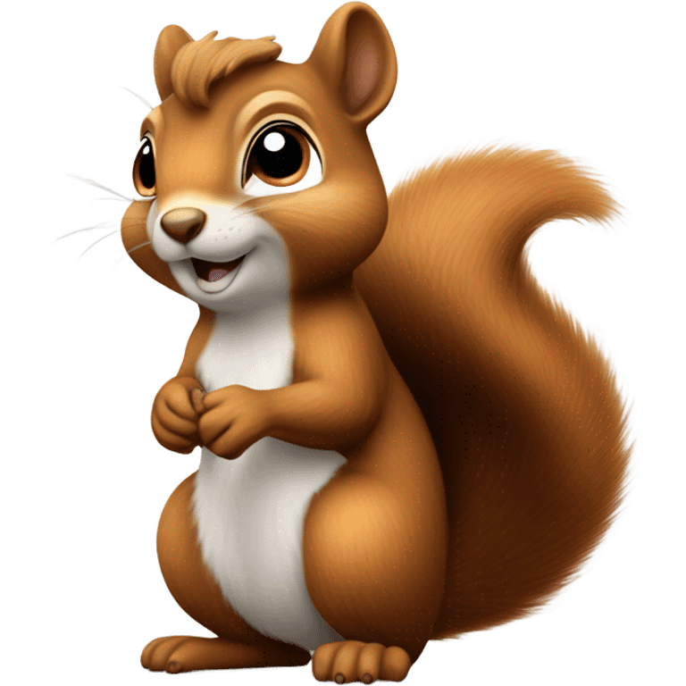 Mischievous squirrel  emoji