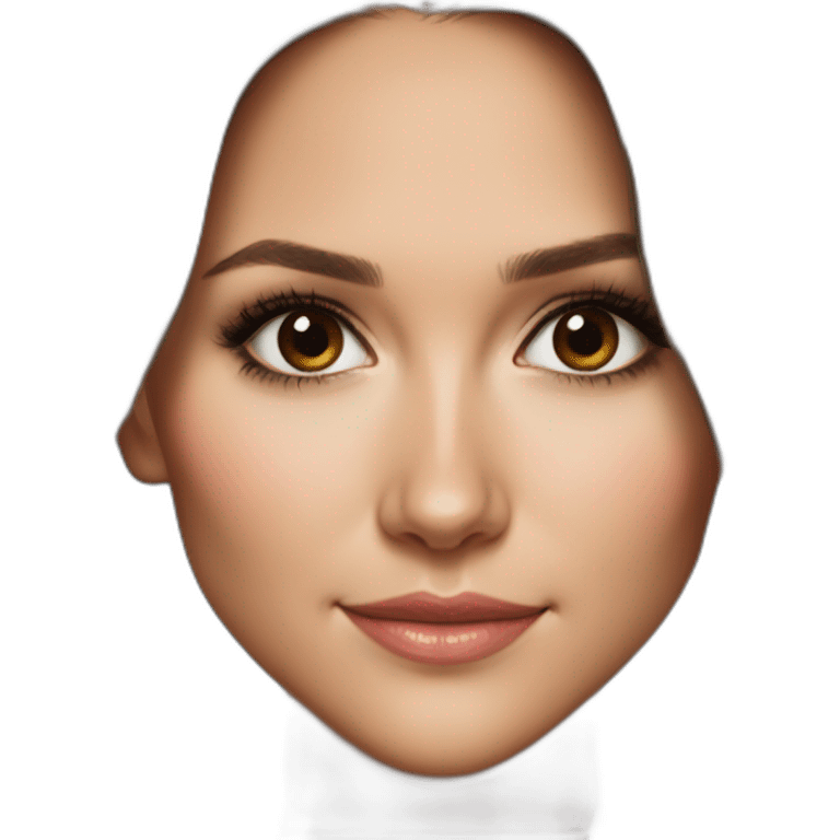 portrait Nina Dobrev high details emoji