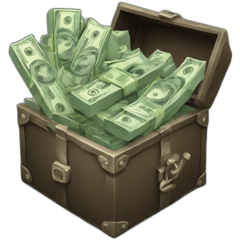 a safe full of money  emoji