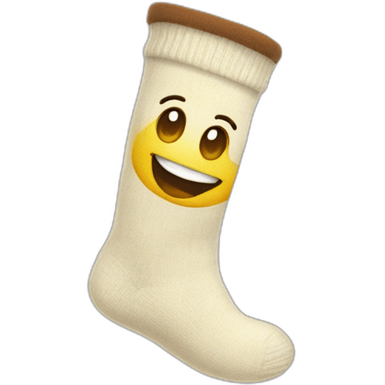 sock-foot emoji