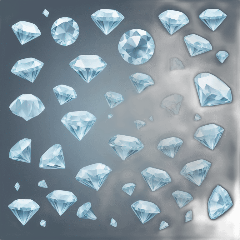 tas de diamants emoji