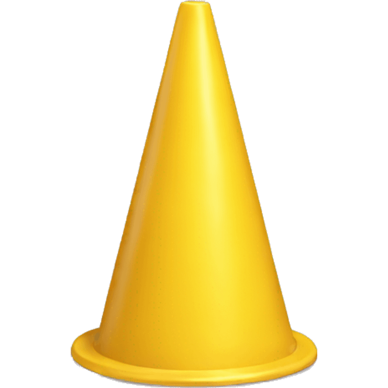 yellow cone emoji