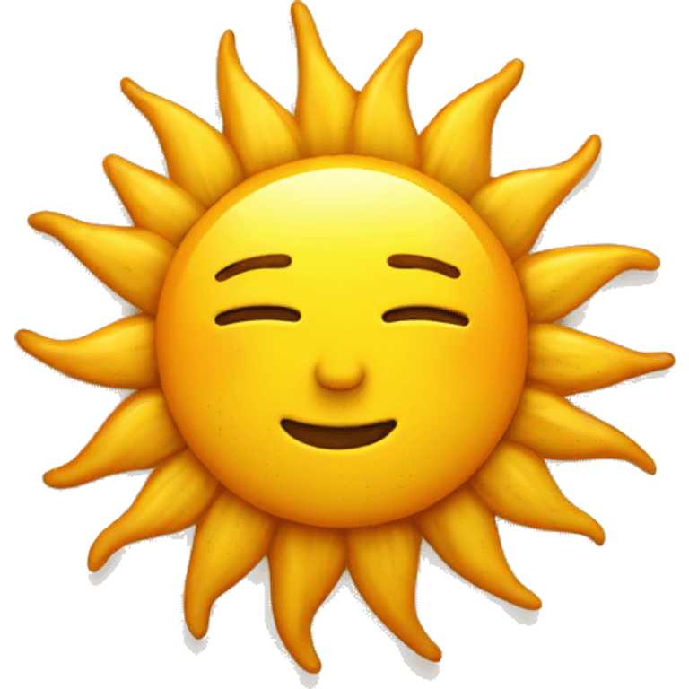 Sun emoji