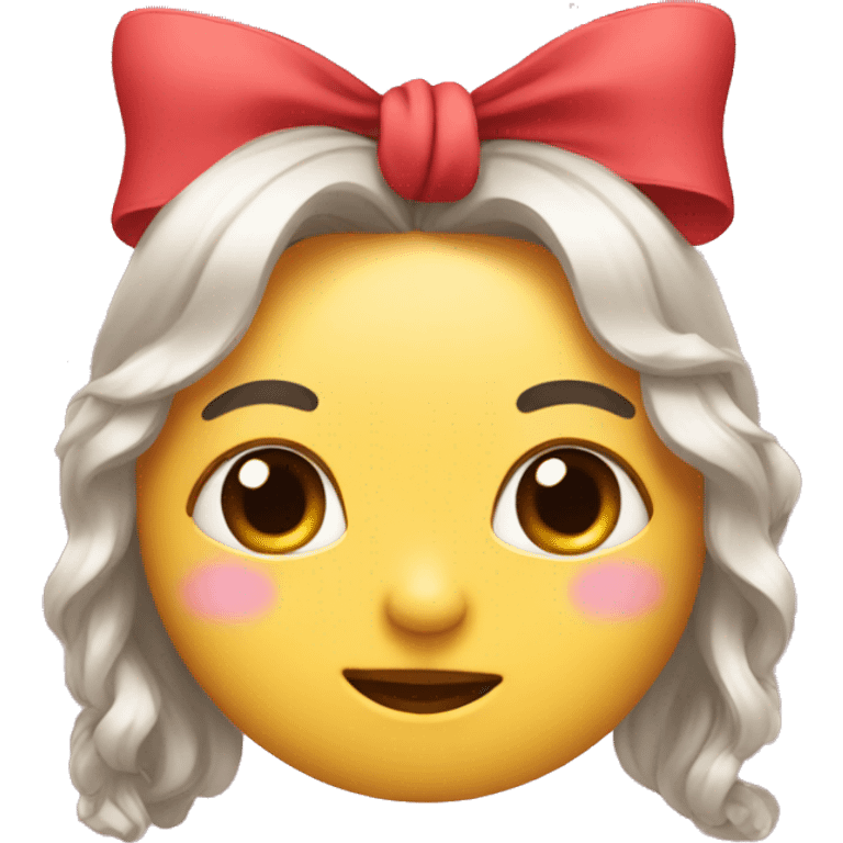 Cute bow emoji