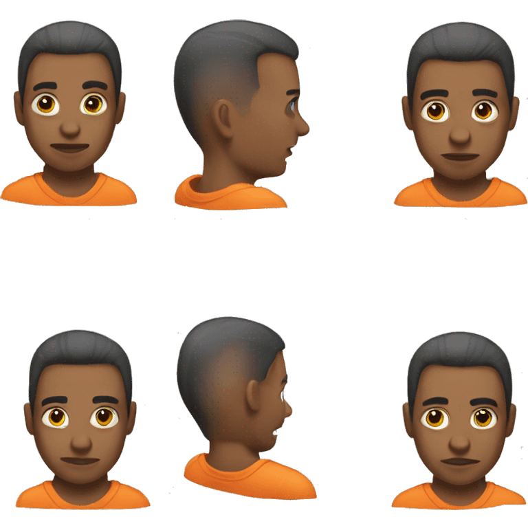 non-male prisoner mugshot emoji