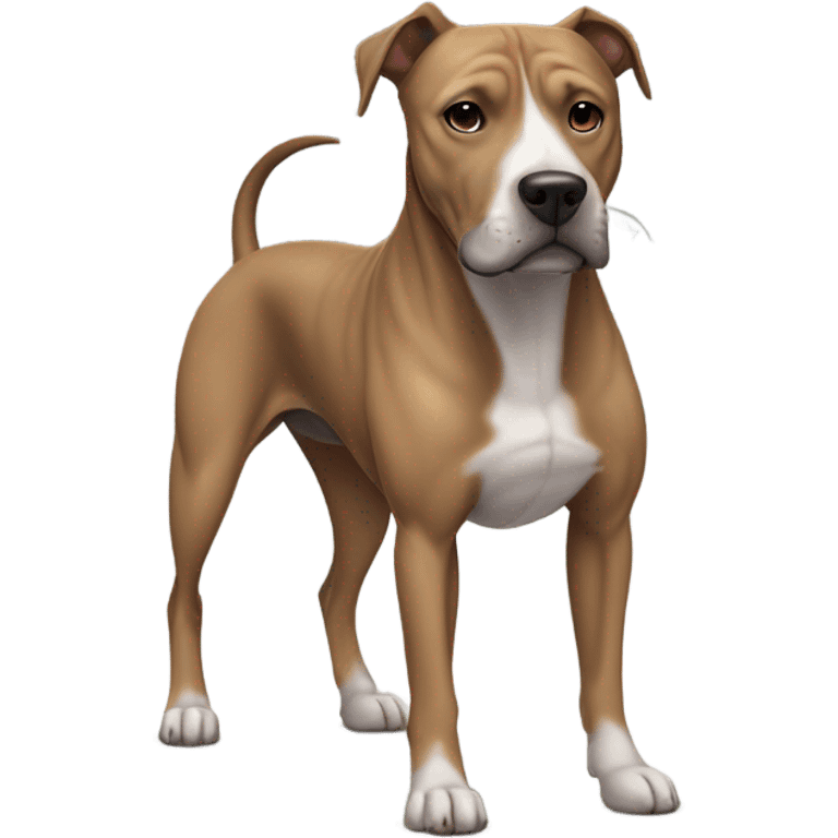 Pitbull greyhound mix emoji