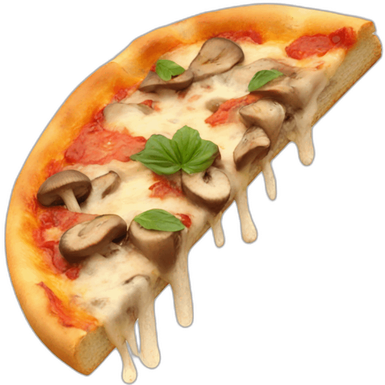 mushroom pizza slice emoji