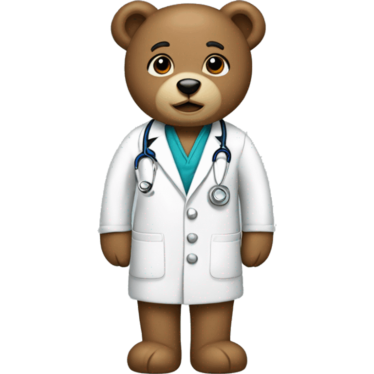 doctor teddy bear emoji