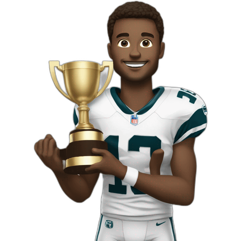 dak presscott holding trophy emoji