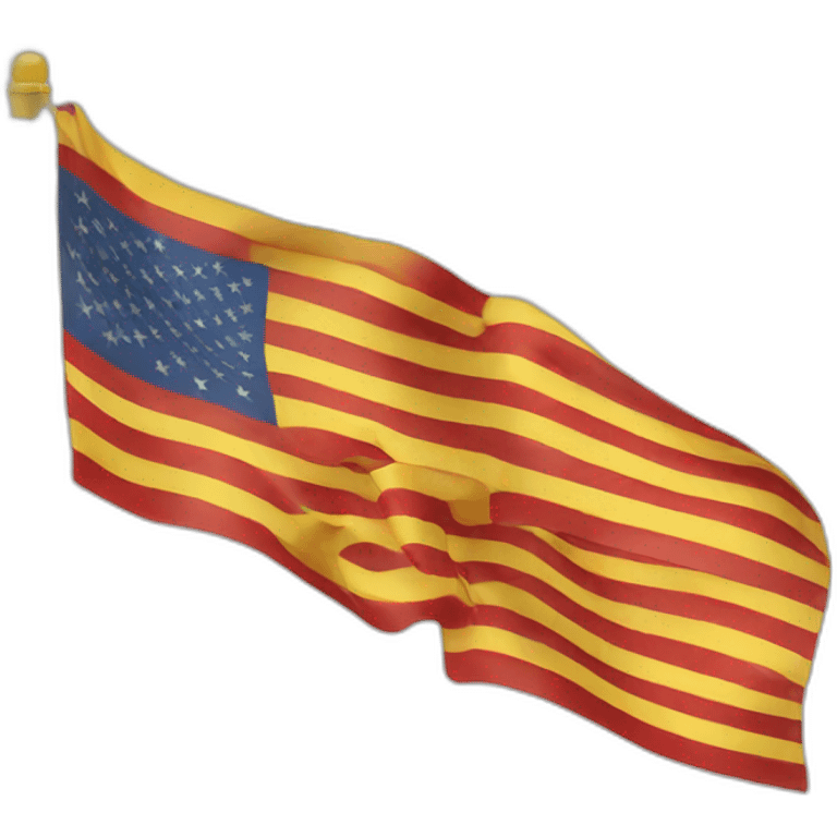 Flag yellow and red strip horizontal emoji