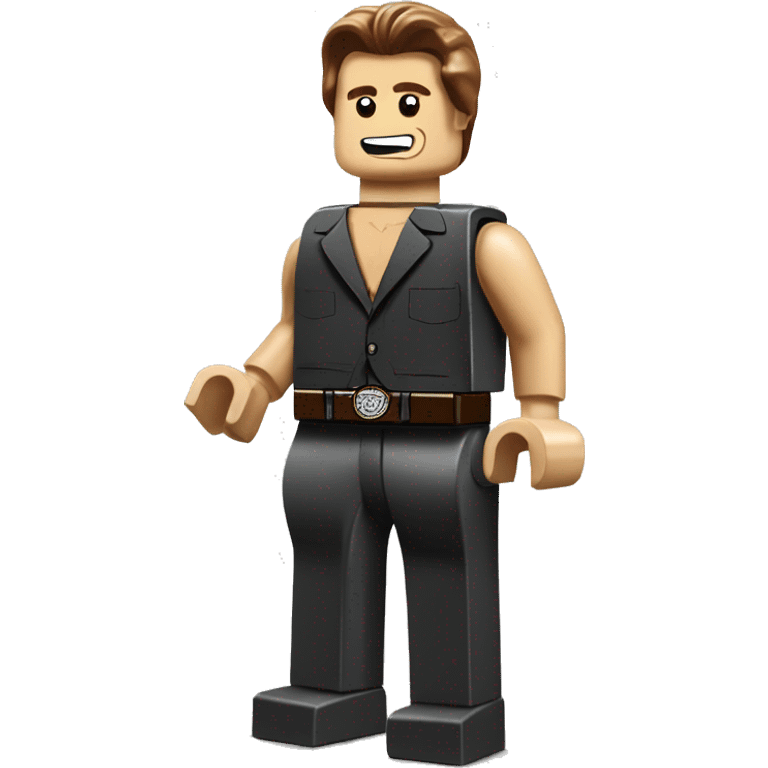 Arnold Schwarzenegger lego full body emoji