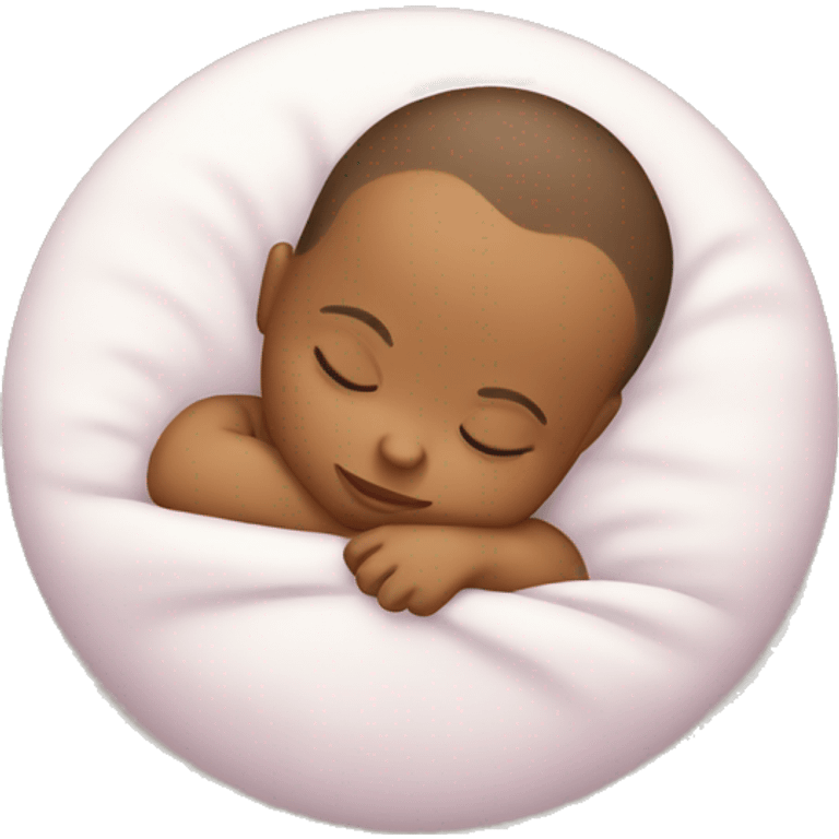 a sleeping baby emoji