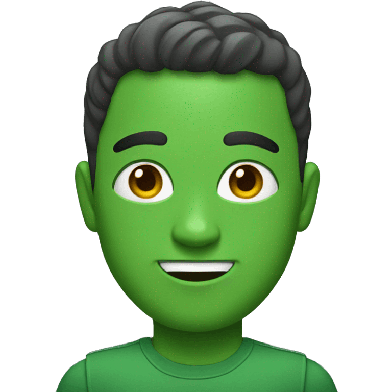 Persona de color verde  emoji