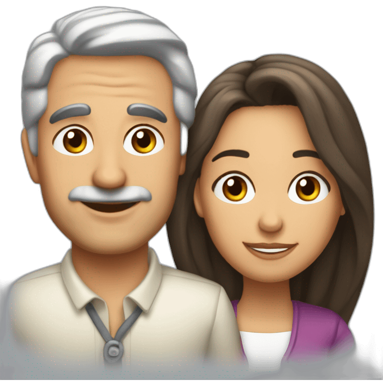 Jorge Barriuso  y Belén Sánchez emoji