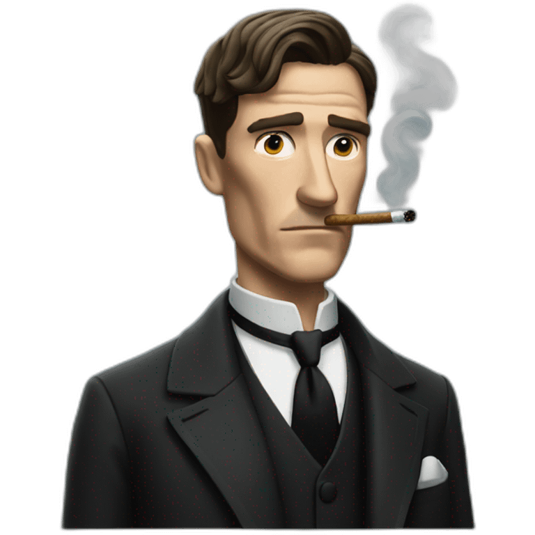 Tom Shelby smoking  emoji