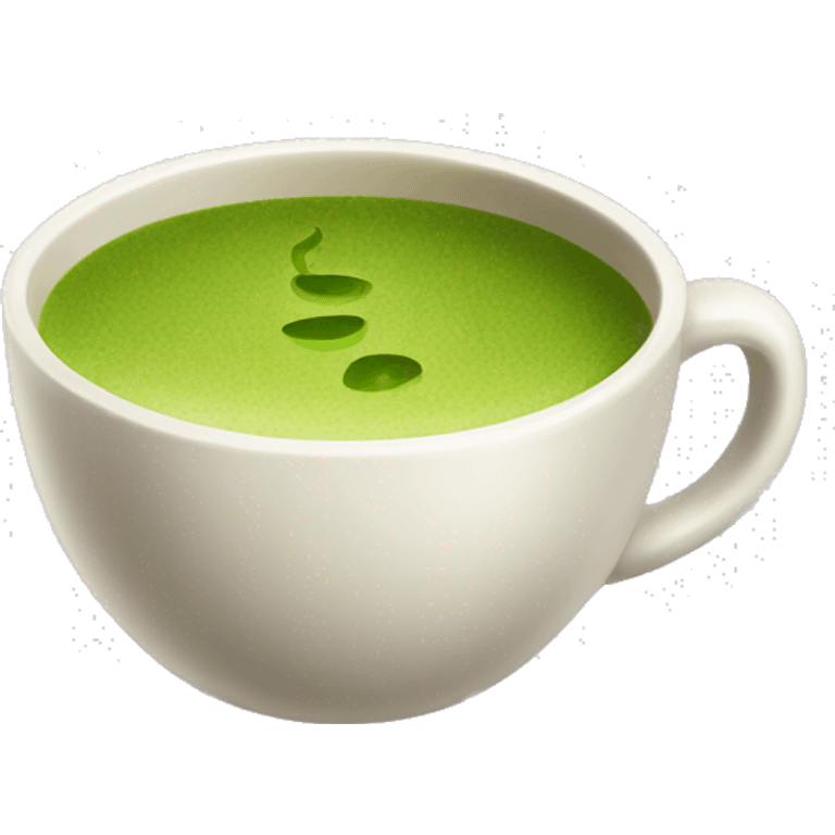 A cup of matcha emoji