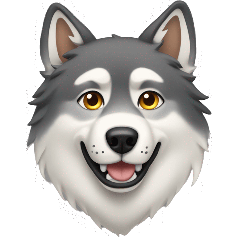 Dog wolf emoji