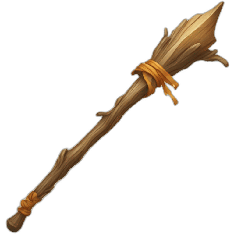 Wood Wizard Wand emoji