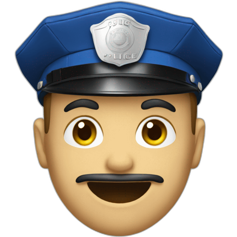 Police sign emoji