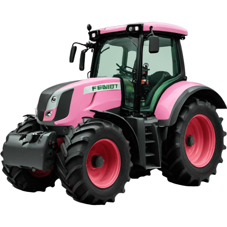 Fendt Traktor pink  emoji