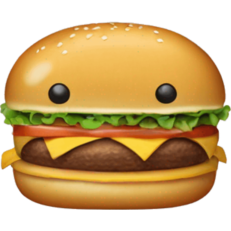 Hello kitty hamburger  emoji